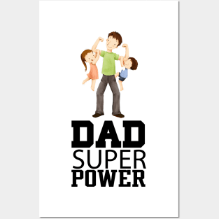 Dad Superpower Posters and Art